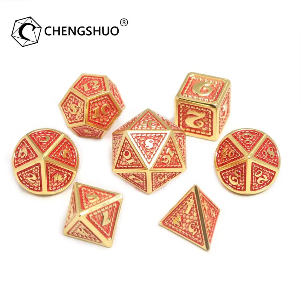 CHENGSHUO набор костей для ролевых игр. Новый дракон игральные кости подходит всех