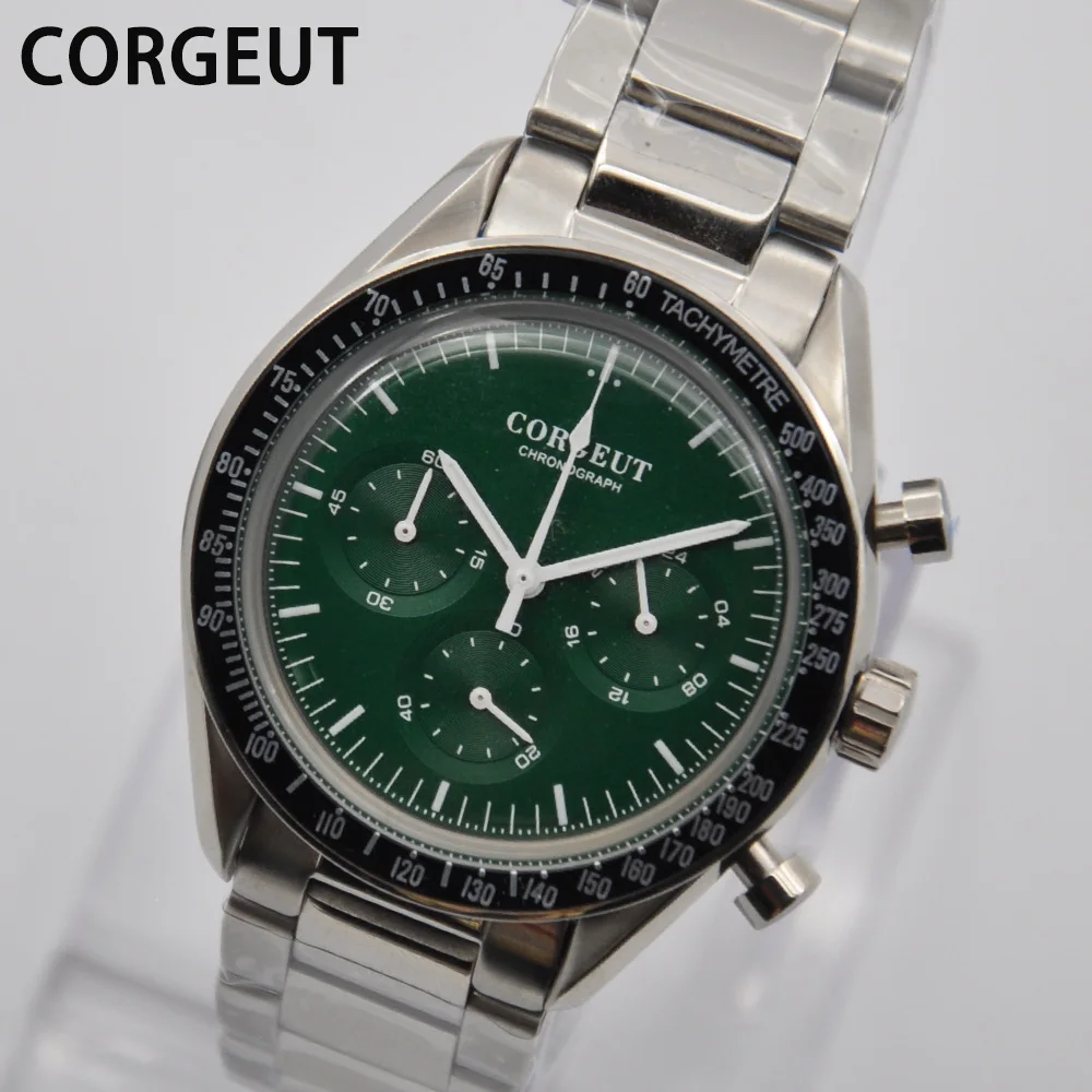CORGEUT Zegarek męski Top Brand Luxury Men's Military Sports Clock 24 Hours Chronograph Multifunction Quartz Wristwatch Assistir