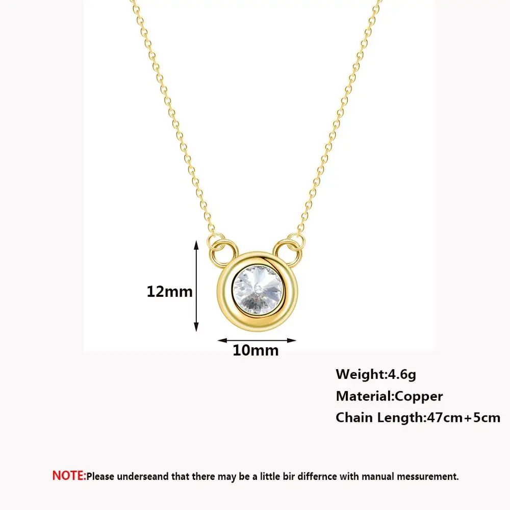 Ожерелье из нержавеющей стали с Микки Маусом Chereda изящные милые длинные цепочки