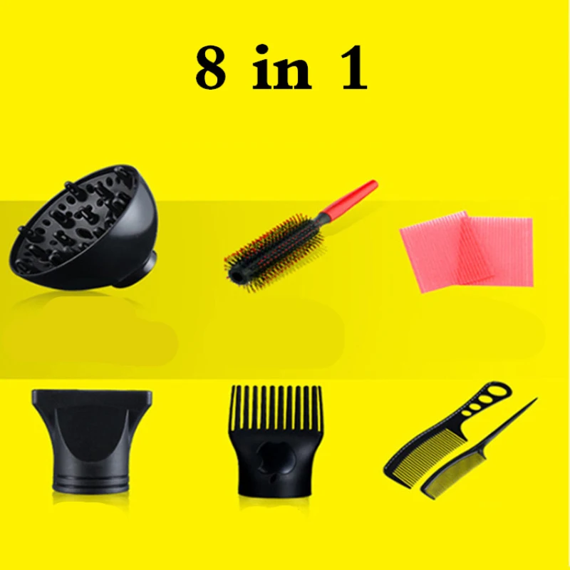 

Powerful Professional Salon Hair Dryer Blow Dryer Electric Hairdryer Hot/Cold Wind with Air Collecting Nozzle D40