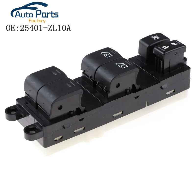

New Electric Power Window Master Switch For 2007-2012 Pathfinder 25401-ZL10A 25401-ZL10B 25401-ZL10C