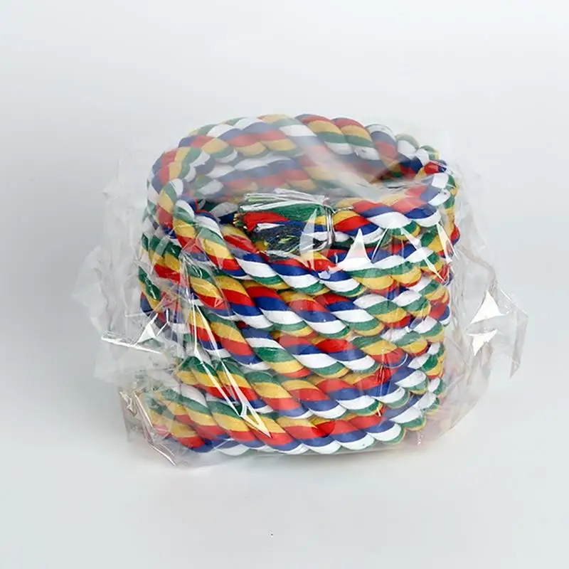 

Bird Swing Toy Cotton Rope Parrot Toy Bird Cage Hanging Toy Parrot Perch Parakeet Chewing Toy Bird Accessories Pet Training Toy