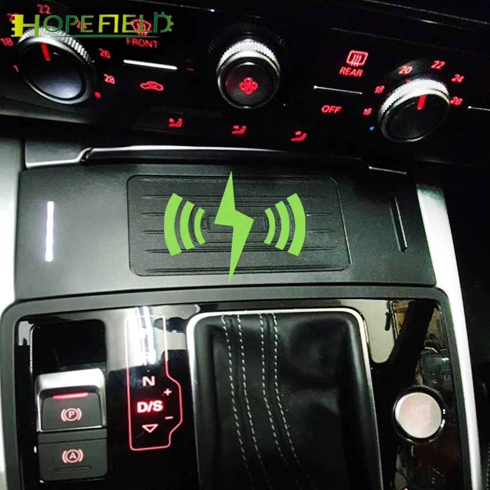 Автомобильное беспроводное зарядное устройство для Audi A7 2018 RS6 A6 C7 2017 держатель