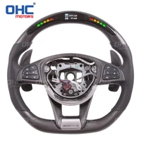led performance steering wheel compatible for c43 c63 e53 e63 s63 gt gt63 gt r glc63 clc43 gle43 gle63 g63 a45