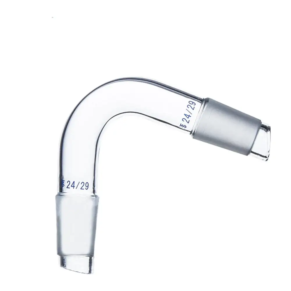 24/29 стеклянный адаптер сгиба дистилляционная трубка оба соединения 24 # 75 градусов