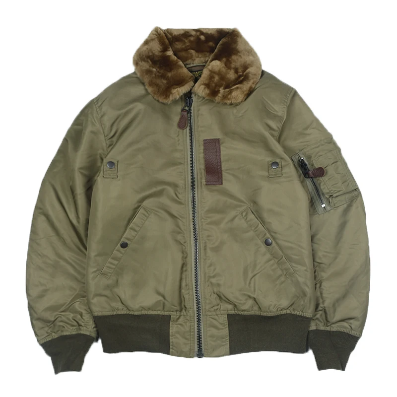 Прочитайте описание! Мужская хлопковая куртка с меховым воротником ВВС США