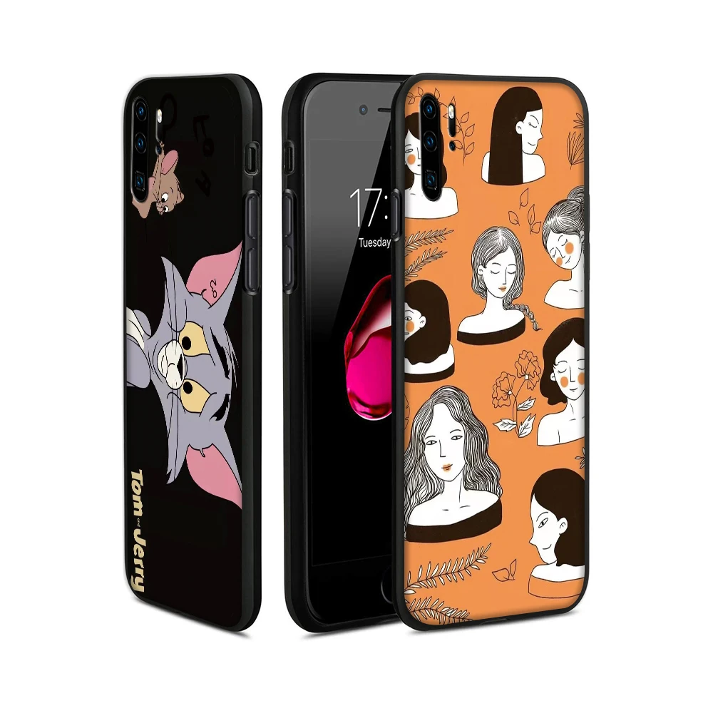 Чехол для телефона с мультяшным яйцом том Джерри huawei p20 p 30 lite Pro P smart mate 10 Y9 2019