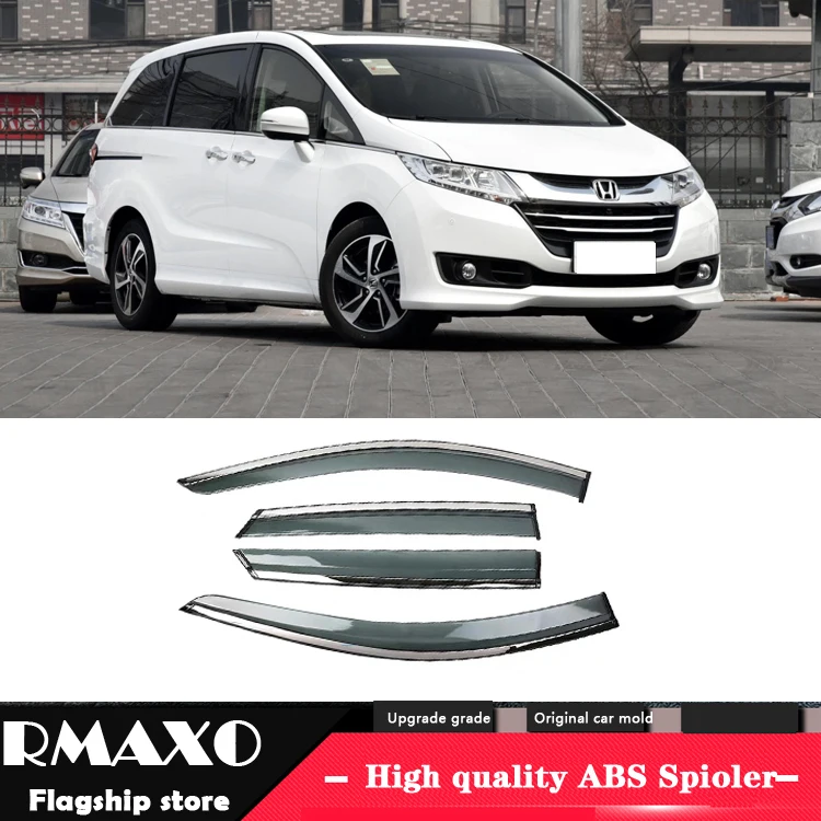 Для Honda Odyssey 2016 2019 Пластик оконный козырек Vent Оттенки Защита от солнца дождь