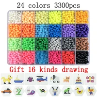 5000pcs 24 colors refill beads puzzle crystal diy water spray beads set ball games 3d handmade magic toys for children