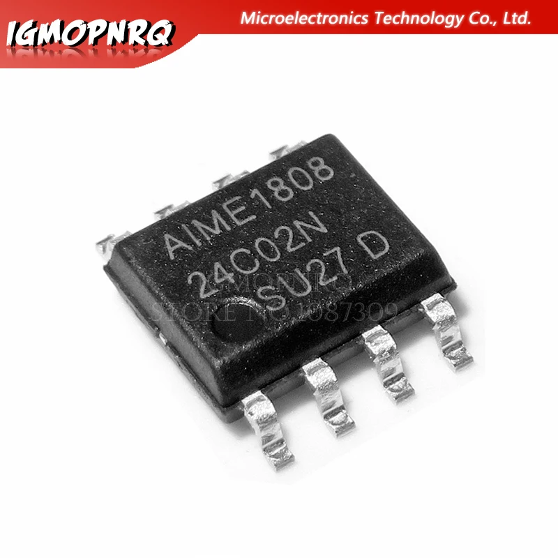 10 шт. AT24C02N 24C02 24C02N SOP-8 EEPROM PB/HALO free NiPdAu, 1,7 в новый оригинальный