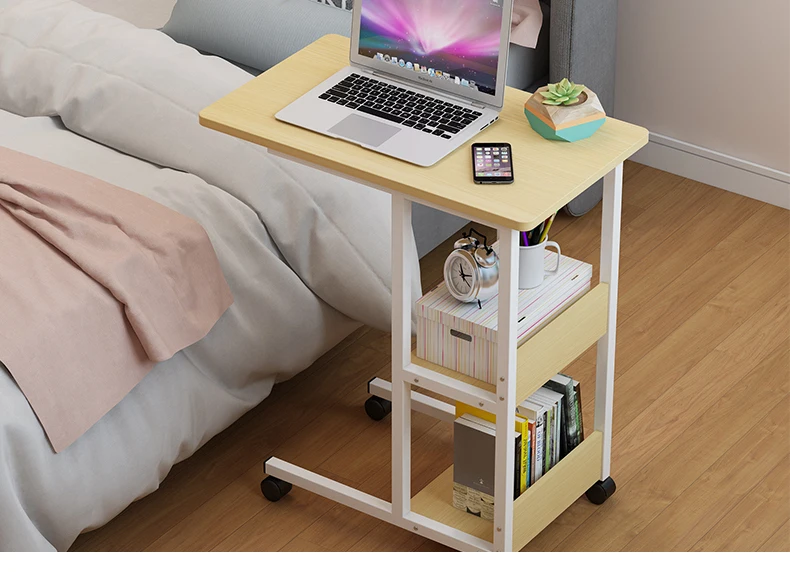 Computer Desk Lazy People Use Simple Dormitory Bed Small Table Bedroom Movable Lift Bedside | Мебель