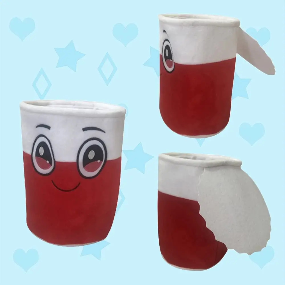 Lankybox-juguete de peluche Sticky n'canny, mu&ntilde;eco de peluche de dibujos animados, Robot extra&iacute;ble, rama de &aacute;rbol de Coca Cola, almohada suave, regalo para ni&ntilde;os-1