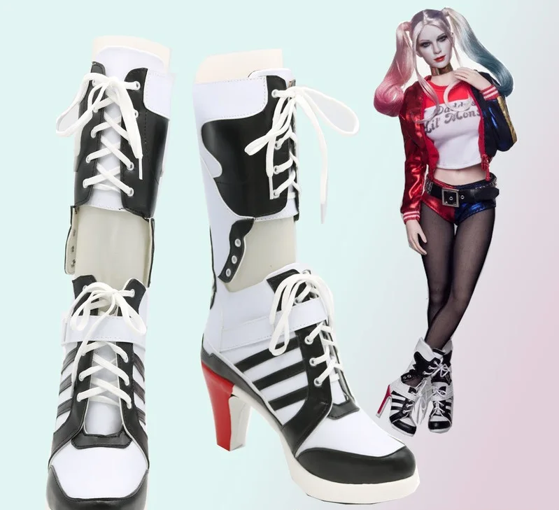Сапоги на высоком каблуке для косплея по мотивам фильма женская обувь Хэллоуин |