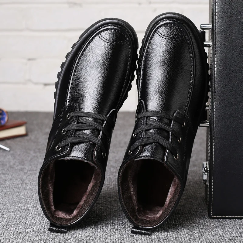 

Piergitar Men Shoes Men Leisure Shoes Sneaker Man Casual Shoe Sapatos Men's Moccasins Spring Black Leather For Fashion