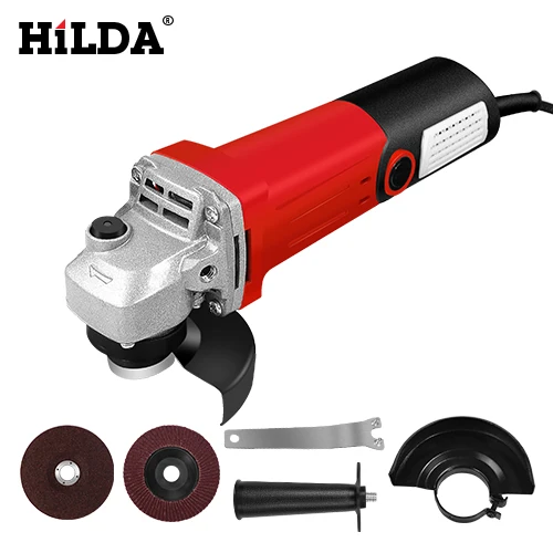 JM02 HILDA 1100 Вт угловая шлифовальная машина электрический шлифовальный станок Электроинструмент шлифовальный станок - Цвет: JM02