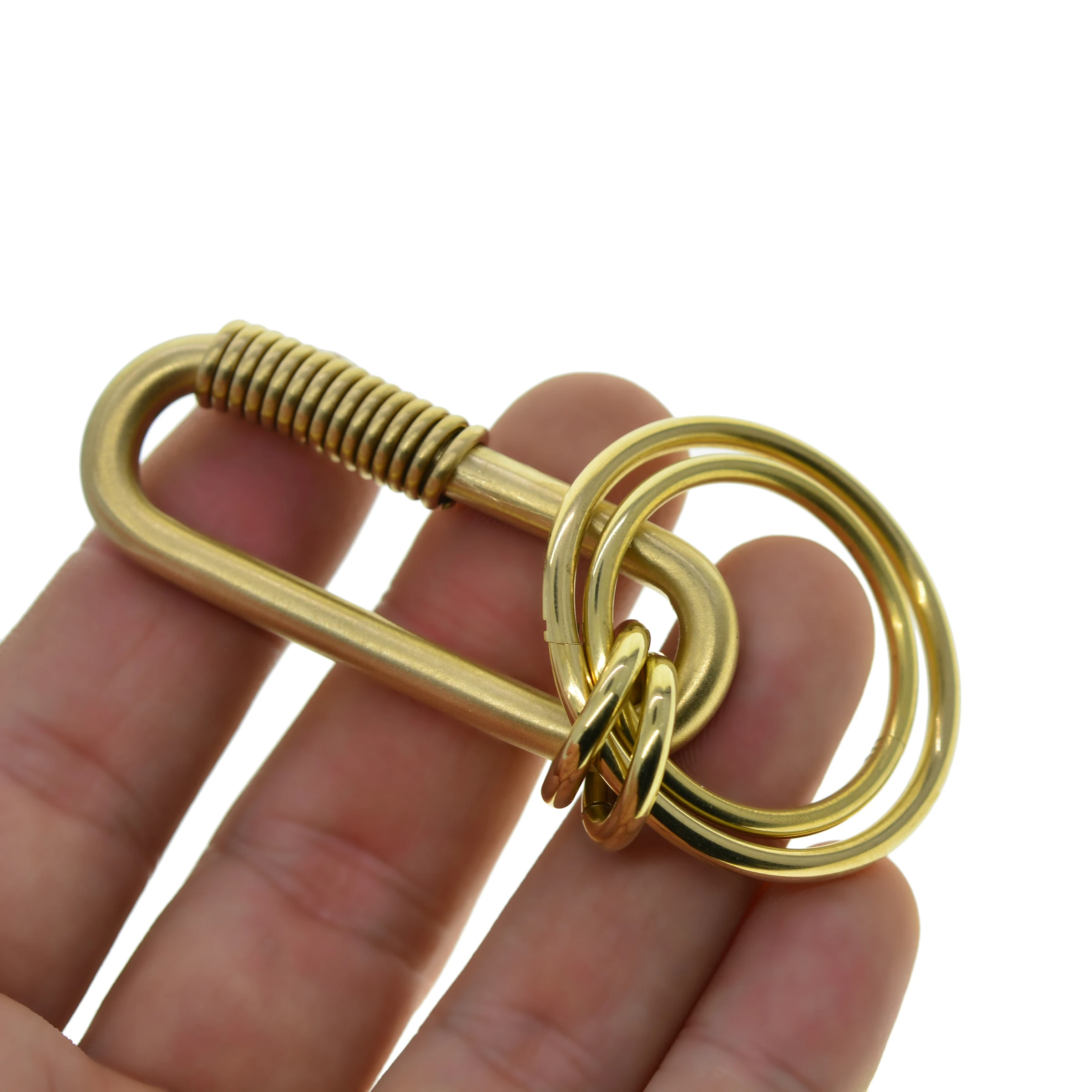 Сверхпрочные сверхпрочные матовые латунные проволочные овальные Пружинные