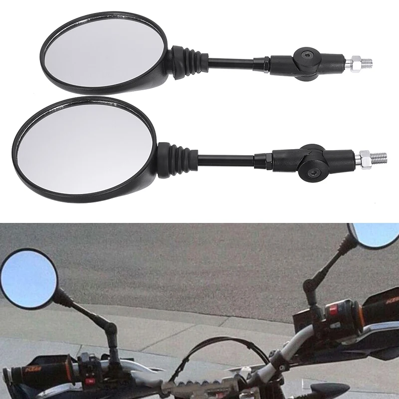 

2 шт., складные зеркала заднего вида для мотоцикла, 8 мм, 10 мм