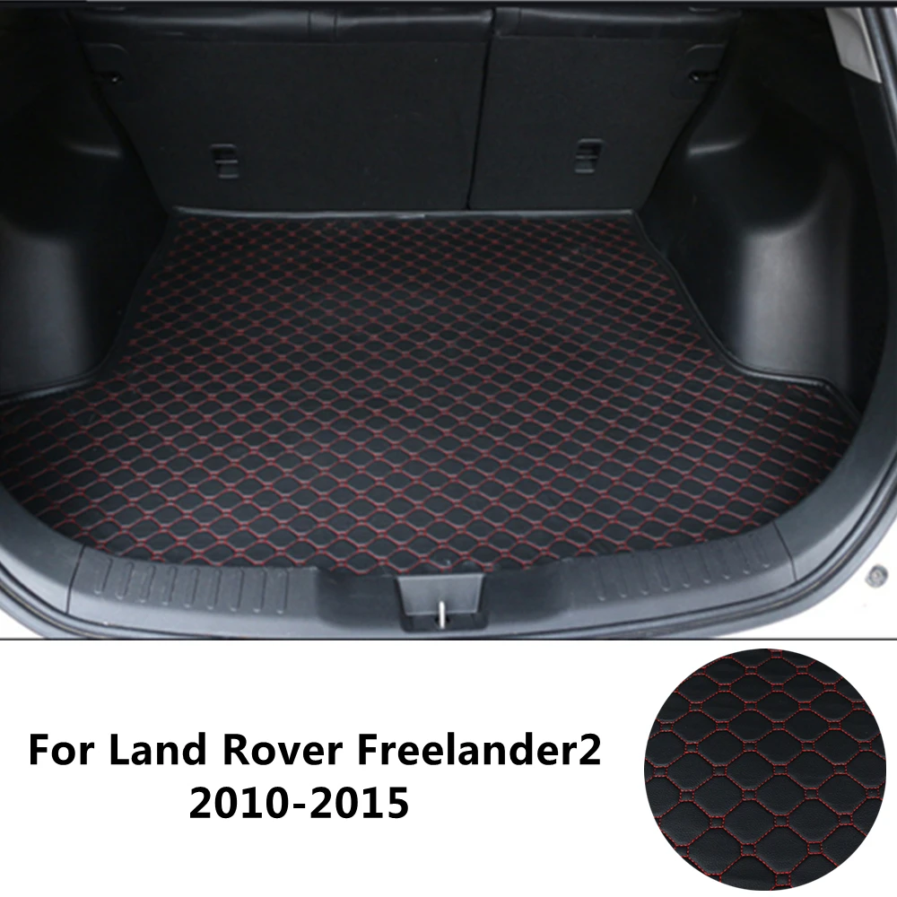 

Плоский бортовой коврик для груза Land Rover Freelander2 (2010-2015) 2011-12-13-2014 специальные коврики для багажника автомобиля водонепроницаемые коврики для ...