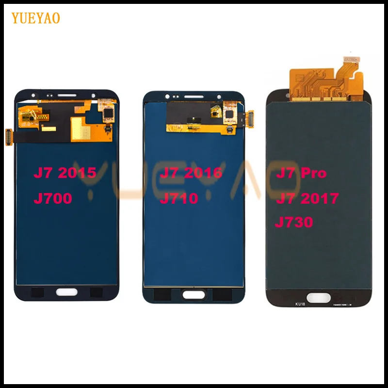 J7 TFT экран для samsung Galaxy J730 lcd дисплей 2017 Pro 2016 J700 J700F сенсорный J710|Экраны мобильных