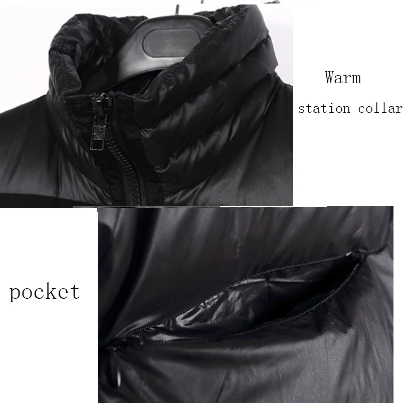 2020 Женская куртка модное женское зимнее пальто стоячий воротник Свободный Плюс