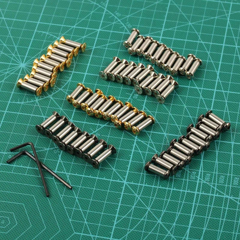 2 шт. M4 DIY ручка для ножей крепежная заклепка винт внутренняя шестиугольная