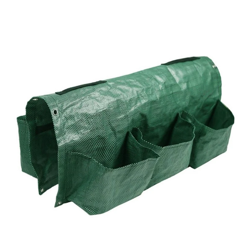 

Hanging Wall Planting Bag Balcony Garden Fence Yard Apartments Home Decoration