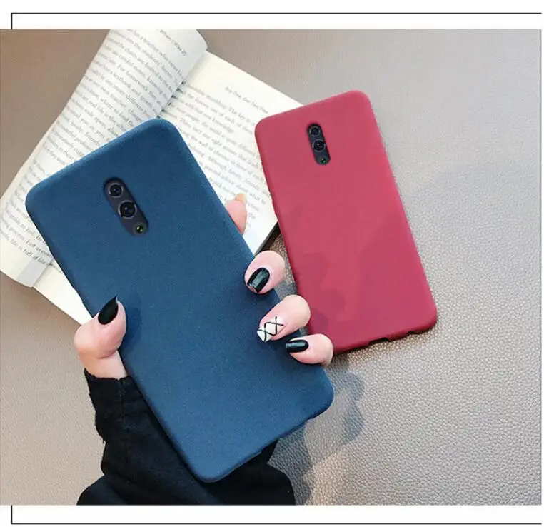 Для OPPO Reno 10X zoom Z корпус телефона матовый мягкий силикагель анти-осень полный