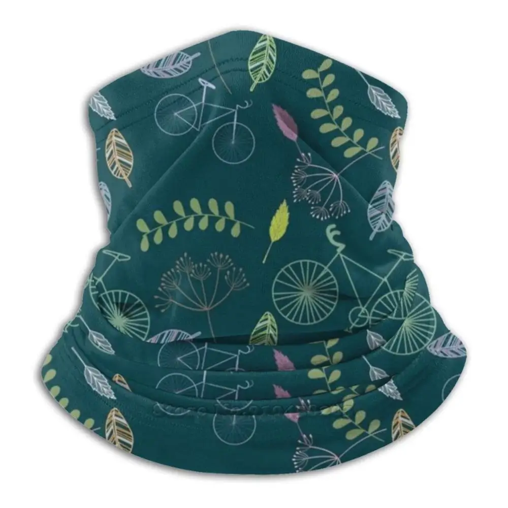 Велосипед узор с шарфом теплые гетры Головные уборы маска для велоспорта
