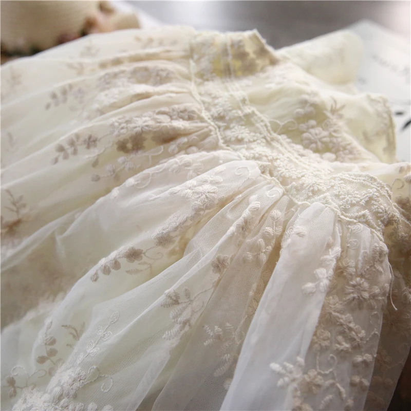 Кружевные платья для девочек детская одежда Пышное Платье повседневная малышей