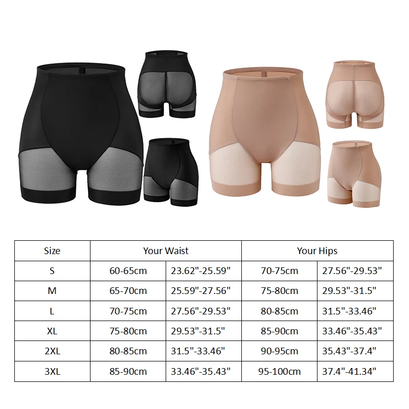 Women Sexy Panties Body Shapewear Big Buttocks Lifter Belly Slimming Shaper High Waist Seamless Tummy Control Compression Briefs
