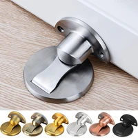 diy magnetic door stops 304 stainless steel door stopper hidden door holders catch floor nail free doorstop furniture hardware