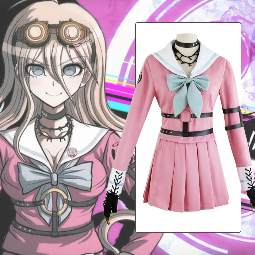 Новинка костюм для косплея из DanganRonpa V3 данганронпа акамацу kaede ирума миу юмено