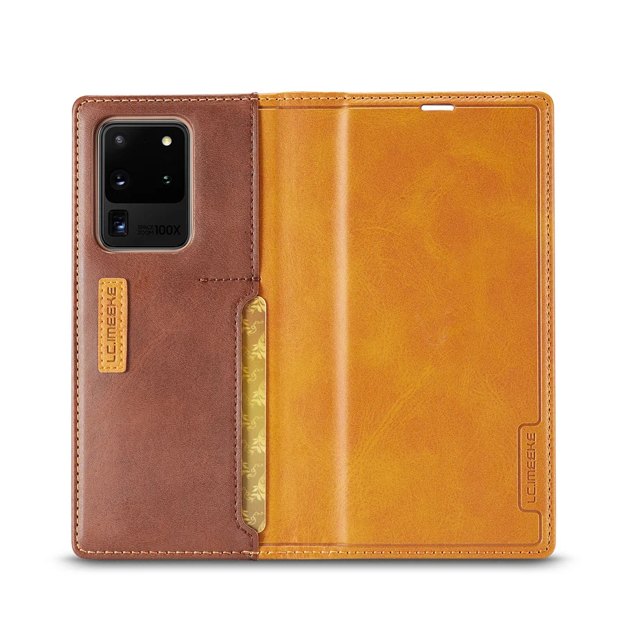 Роскошный кожаный чехол с откидной крышкой для Samsung S20 Ultra S10 S9 S8 NOTE 9 10 Plus + S10e