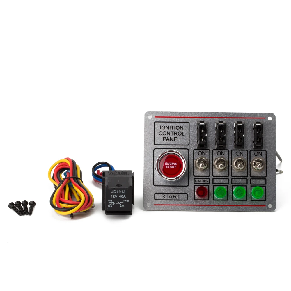 Панель переключателя зажигания 12 в 40 А + переключатель быстрого выключения