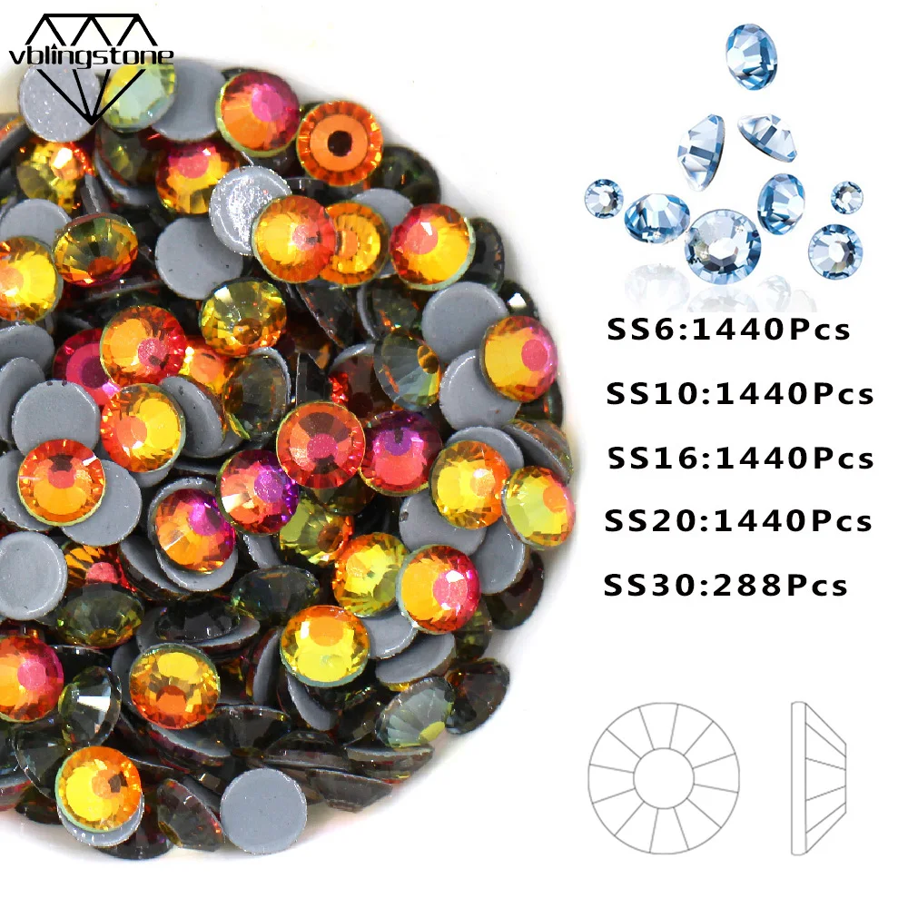 AAAAA Горячая фиксация хрустальные стразы из страз для танцев Свадебные украшения