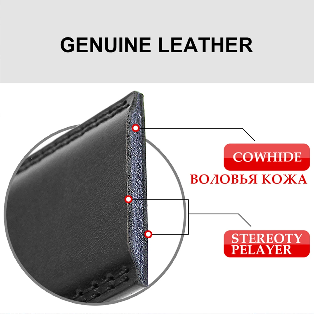 Ремень С Храповым Механизмом DOOPAI мужской модный кожаный Автоматический пояс