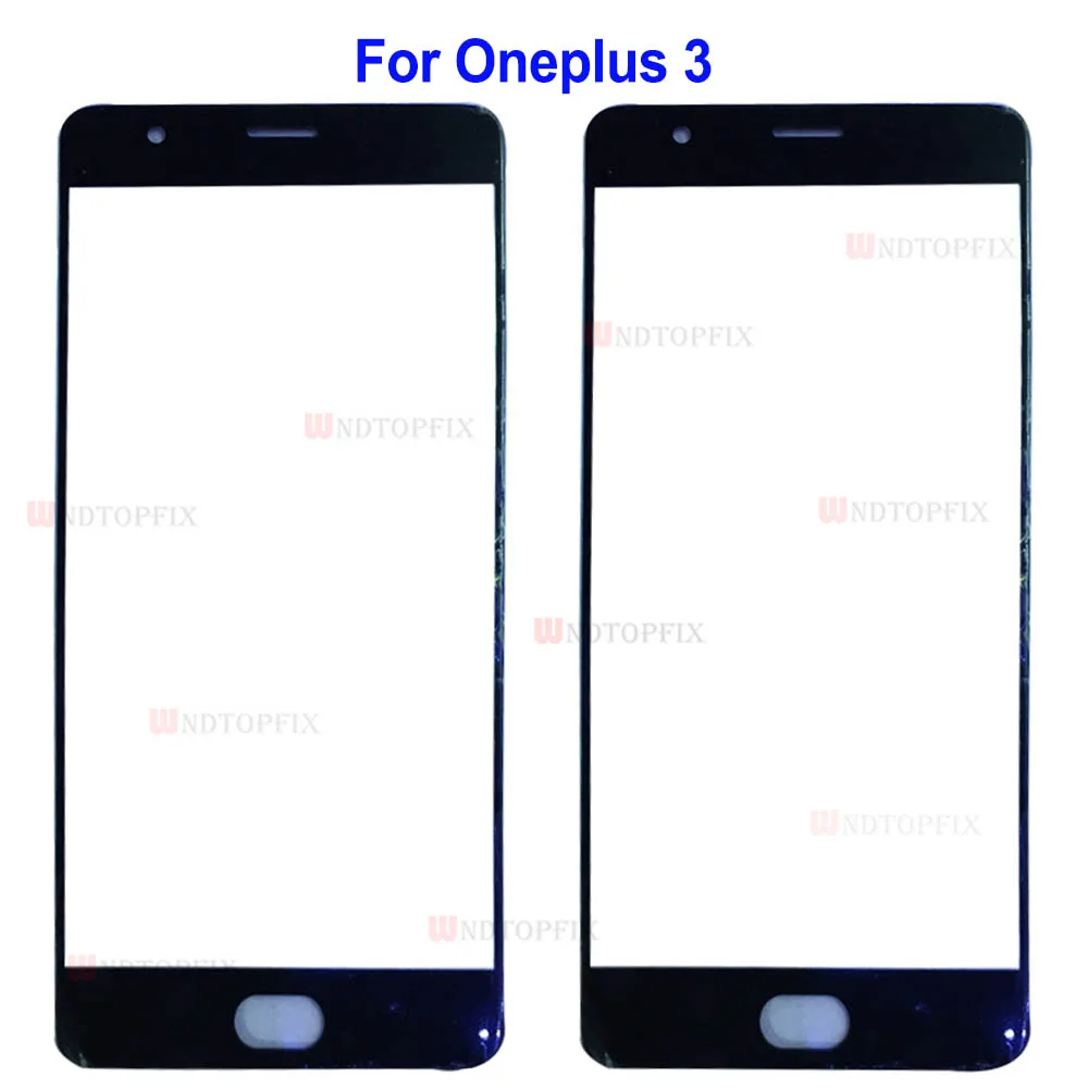 Переднее стекло для Oneplus 2 3 3T внешняя стеклянная панель замена 5 6 5T 6T внешнее