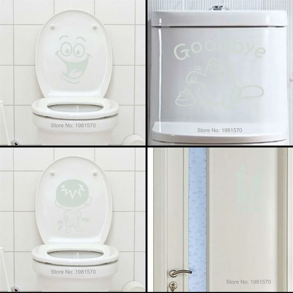 Стикер для туалета стикер Знак s Настенная Наклейка детской комнаты домашний