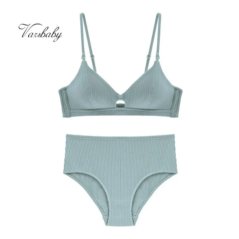 Varsbaby сексуальный комплект нижнего белья из хлопка без косточек y образные ремни