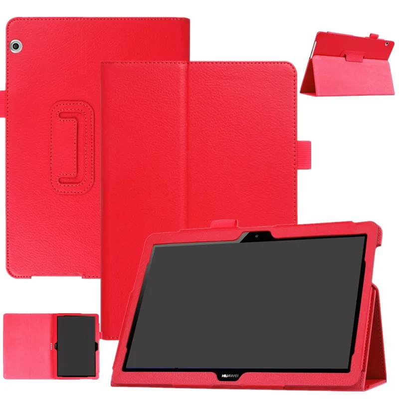 Чехол для планшета Huawei MediaPad T3 10 9 6 дюйма флип-подставка из искусственной кожи Honor