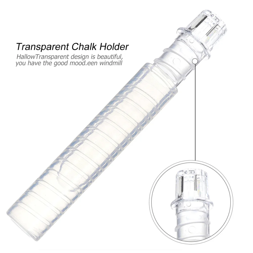 

10Pcs Chalk Holder Transparent Eco-friendly Water Chalk Clip Cover