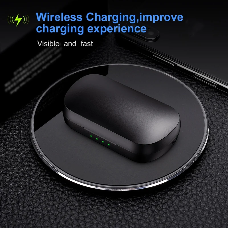 IP010 PLUS беспроводной зарядный чехол TWS Bluetooth наушники глубокий бас Спортивные