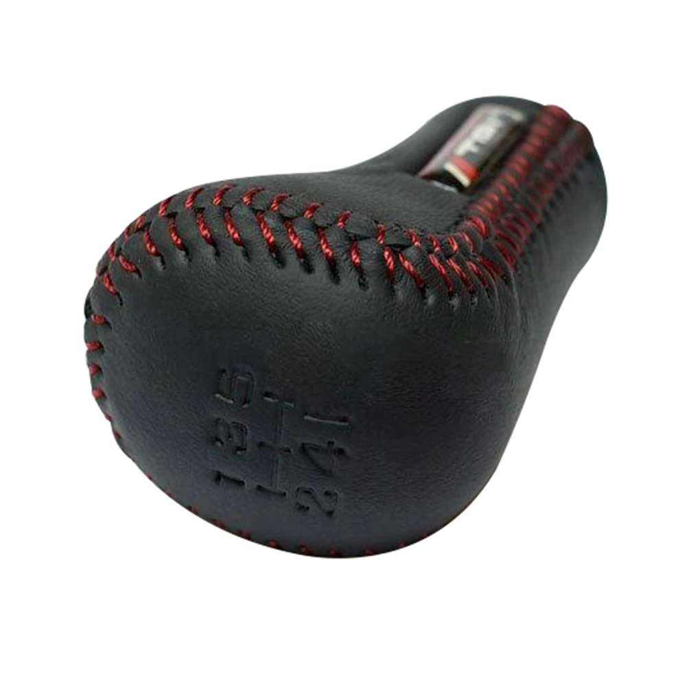 Ручка рычага переключения передач автомобиля искусственная кожа универсальная 5