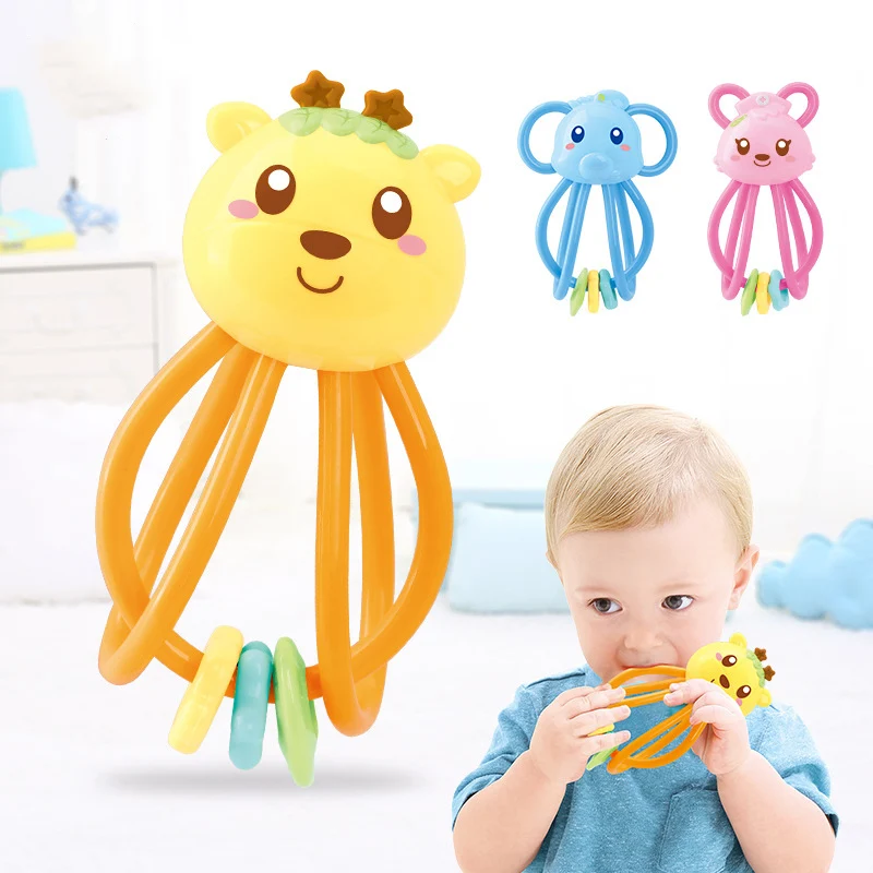 

Baby Toys Kids Rattle Infant Eucational Toys Ball Newborn Teether Develop Intelligence Toy Baby Rattles for 0-12 months Babies