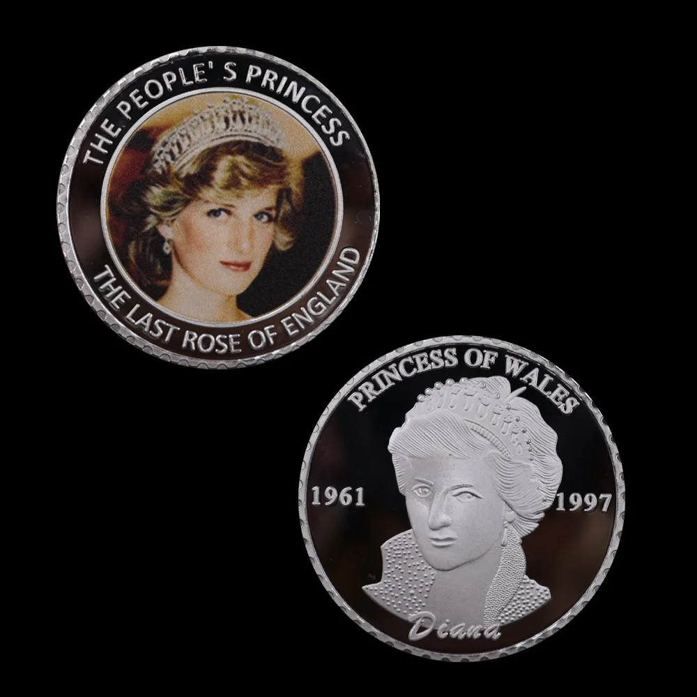 Коллекционная монета принцессы Дианы из Великобритании 5 шт./группа | Дом и сад