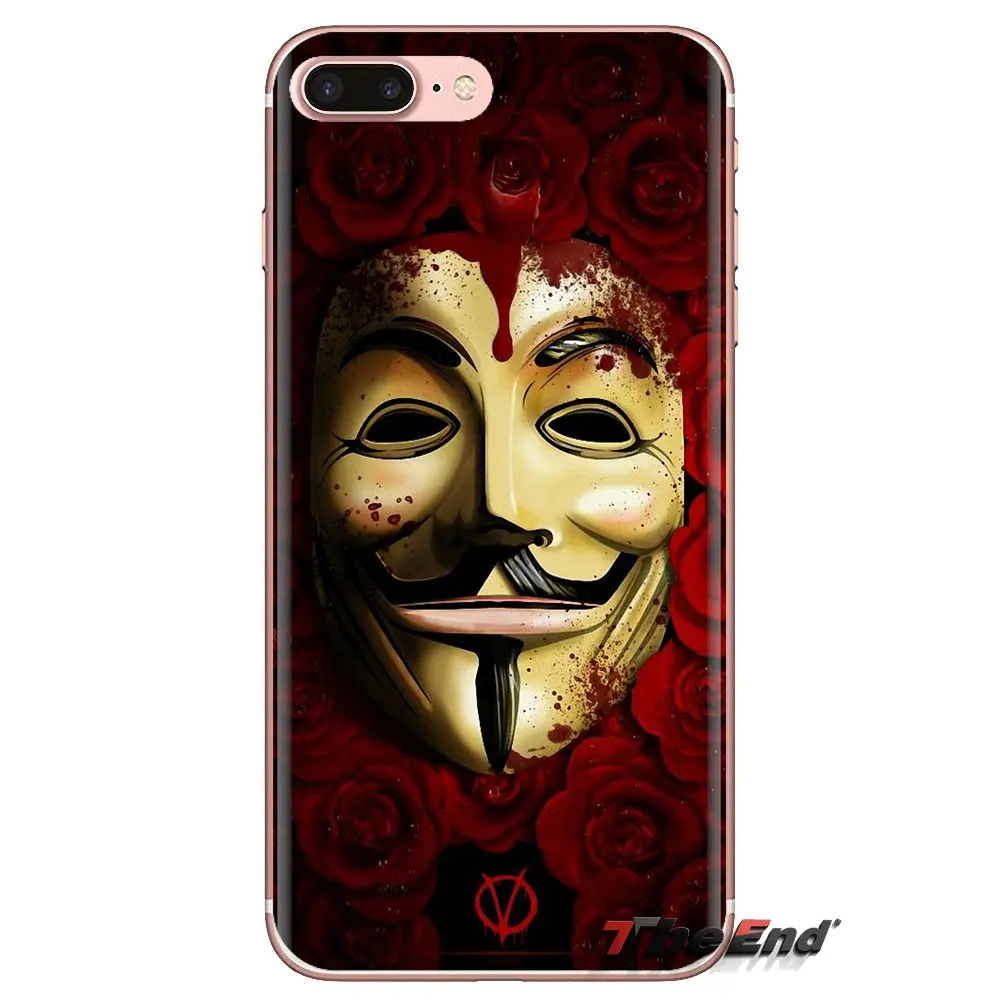 Силиконовые чехлы для телефонов LG Spirit Motorola Moto X4 E4 E5 G5 G5S G6 Z Z2 Z3 G2 G3 C Play Plus Mini Anonymous Mask