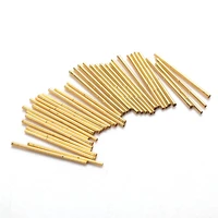 100pcs bag new safety test pin metal test needle sleeve r035 1c length 14mm dia 0 45mm needle seat spring detection