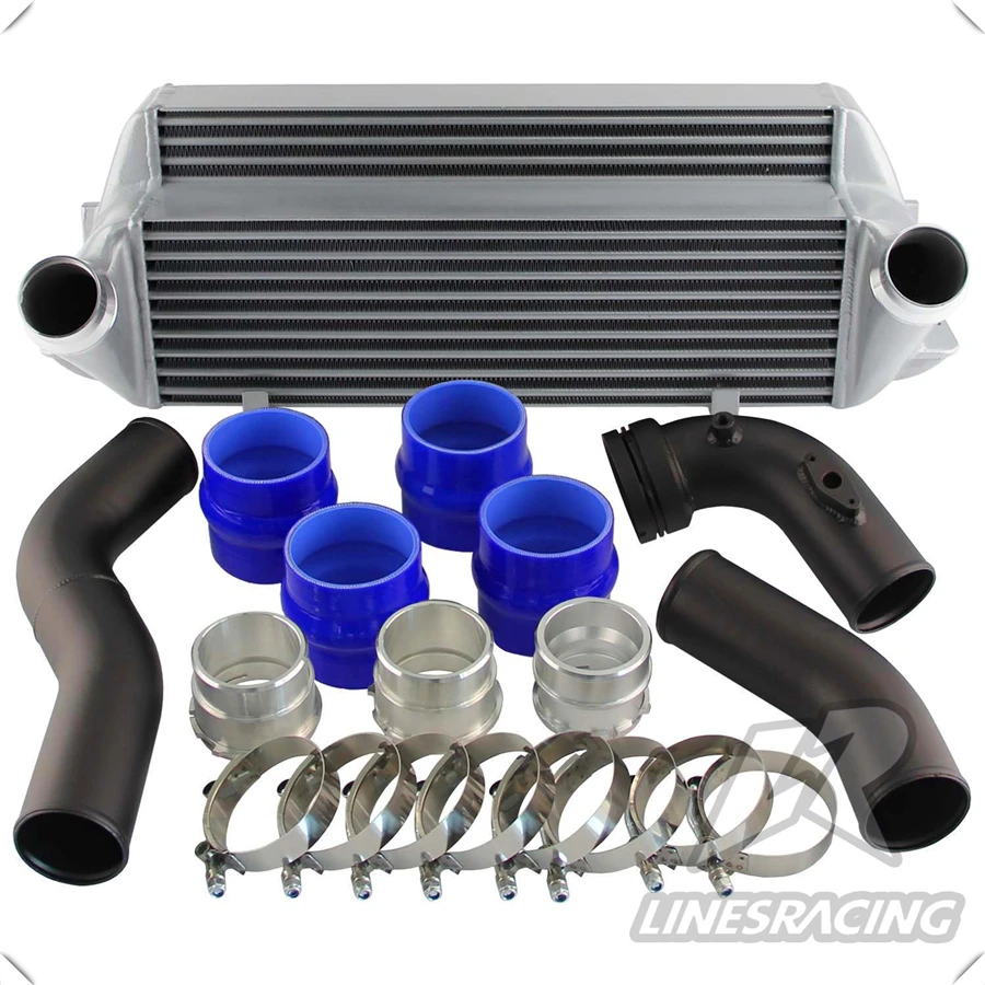 Интеркуллер FMIC W/труба окантовкой шланг комплект подходит для BMW 1/2/3/4 серии F20 F22