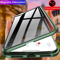 360 Full Anti Privacy Magnetic Case For Samsung Galaxy S21 Ultra Case S20 S10e Plus A50 A51 A71 Note Cover