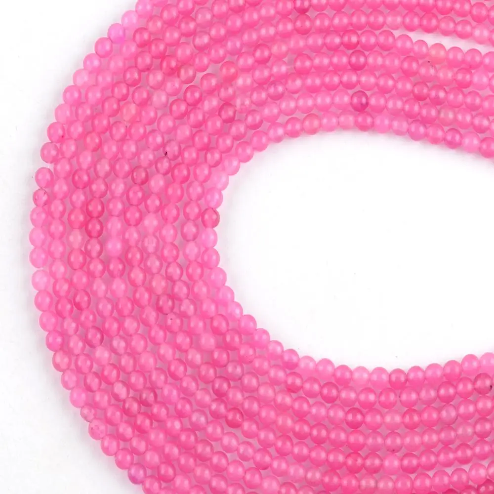 Круглые бусины из нефрита диаметром 3 мм для изготовления ювелирных изделий |